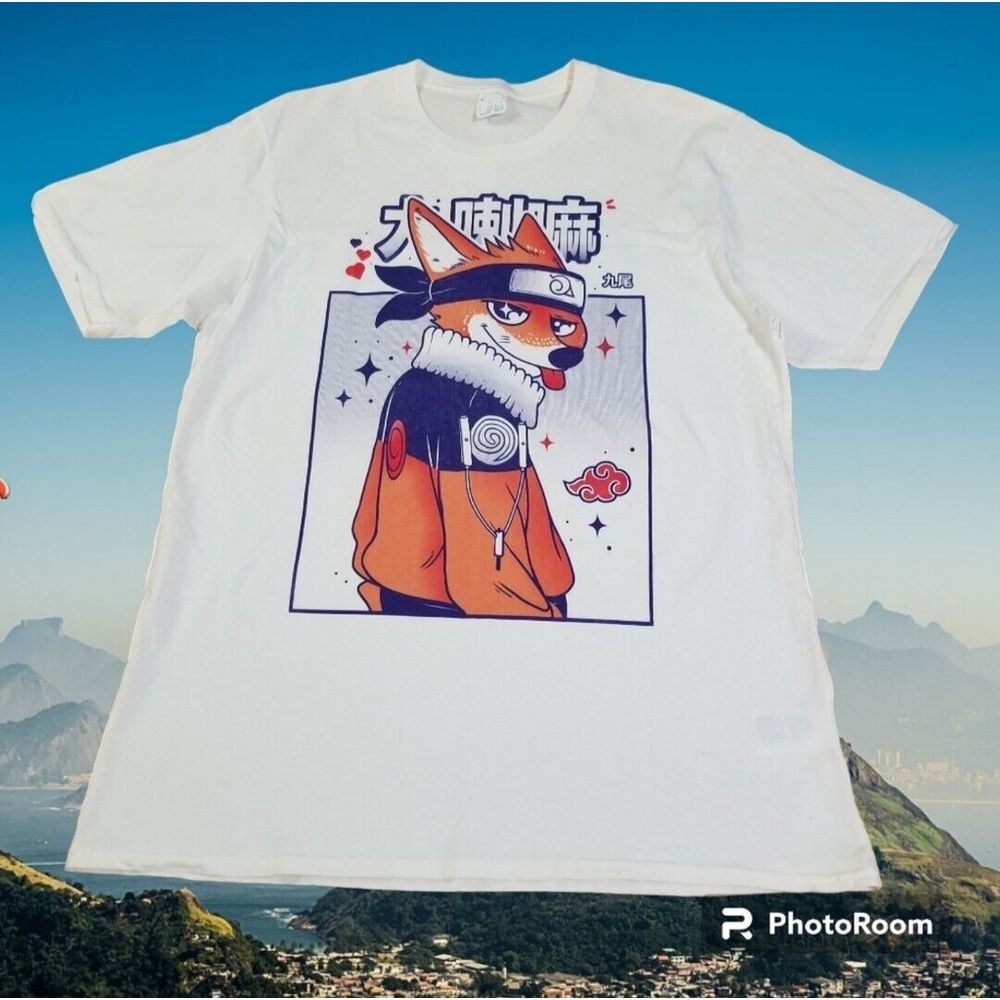 Naruto Shipudden T-shirt, Mens,‎ Large, New Anime Manga